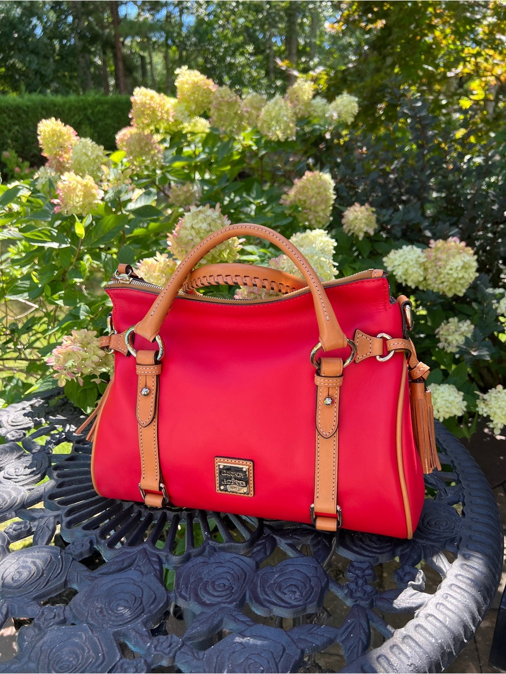 Dooney & Bourke City Medium Satchel - Geranium red (Style: BCITY1980 GEBS) - Picture 9 of 10